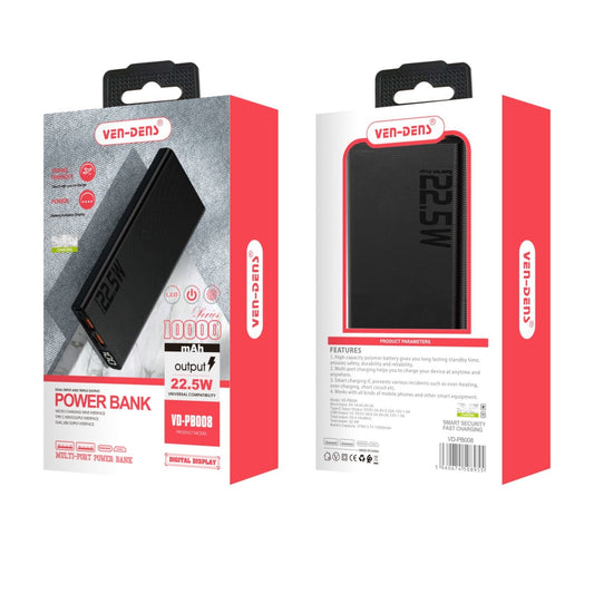 Fast Charging Portable Power Bank 10000mAh USB & Type - C Port for iPhone, Samsung - Virk Tech Solutions
