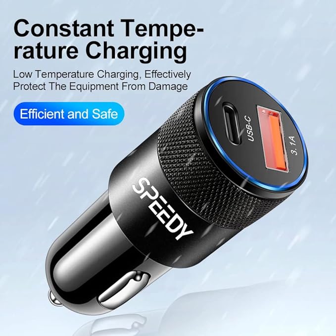 SPEEDY PD+QC3.0 USB Car Charger (SP-C01)