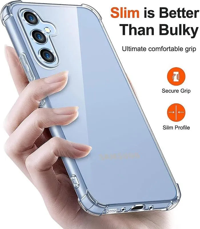 Anti-Shock Clear Hard Case Heavy Duty Cover Samsung A55 A35 A25 A15 5G A05 A05s