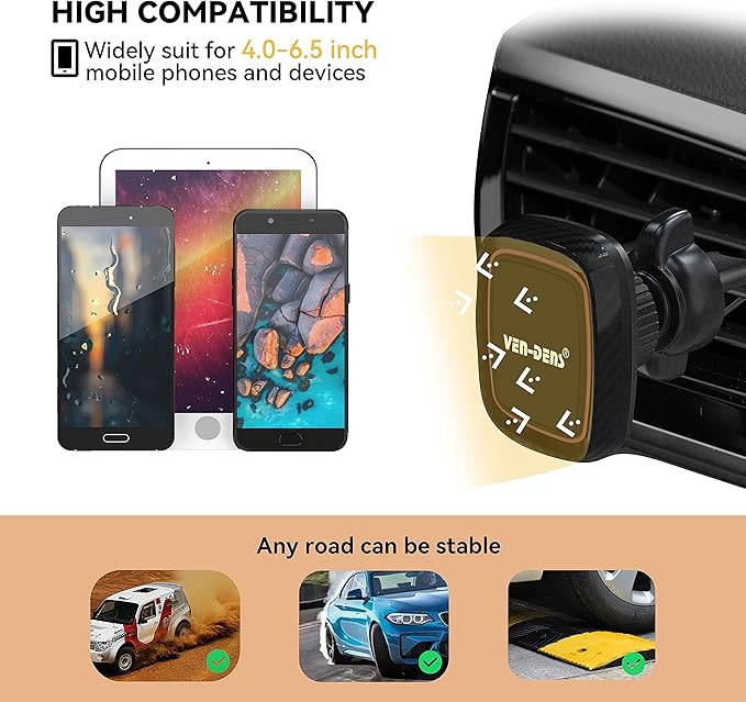 Universal 360 Rotation Magnetic Air Vent  Mount Phone Holder For Car