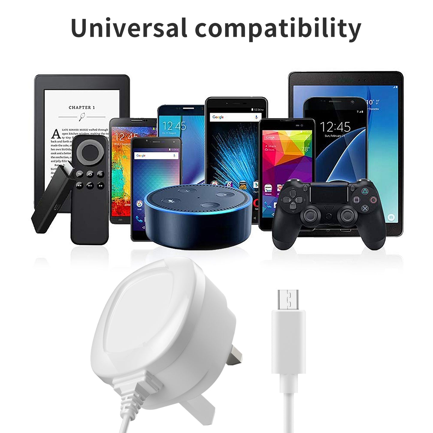 Super Fast Charging Micro 1A USB Adapter Compatible for Android, Samsung, Huawei