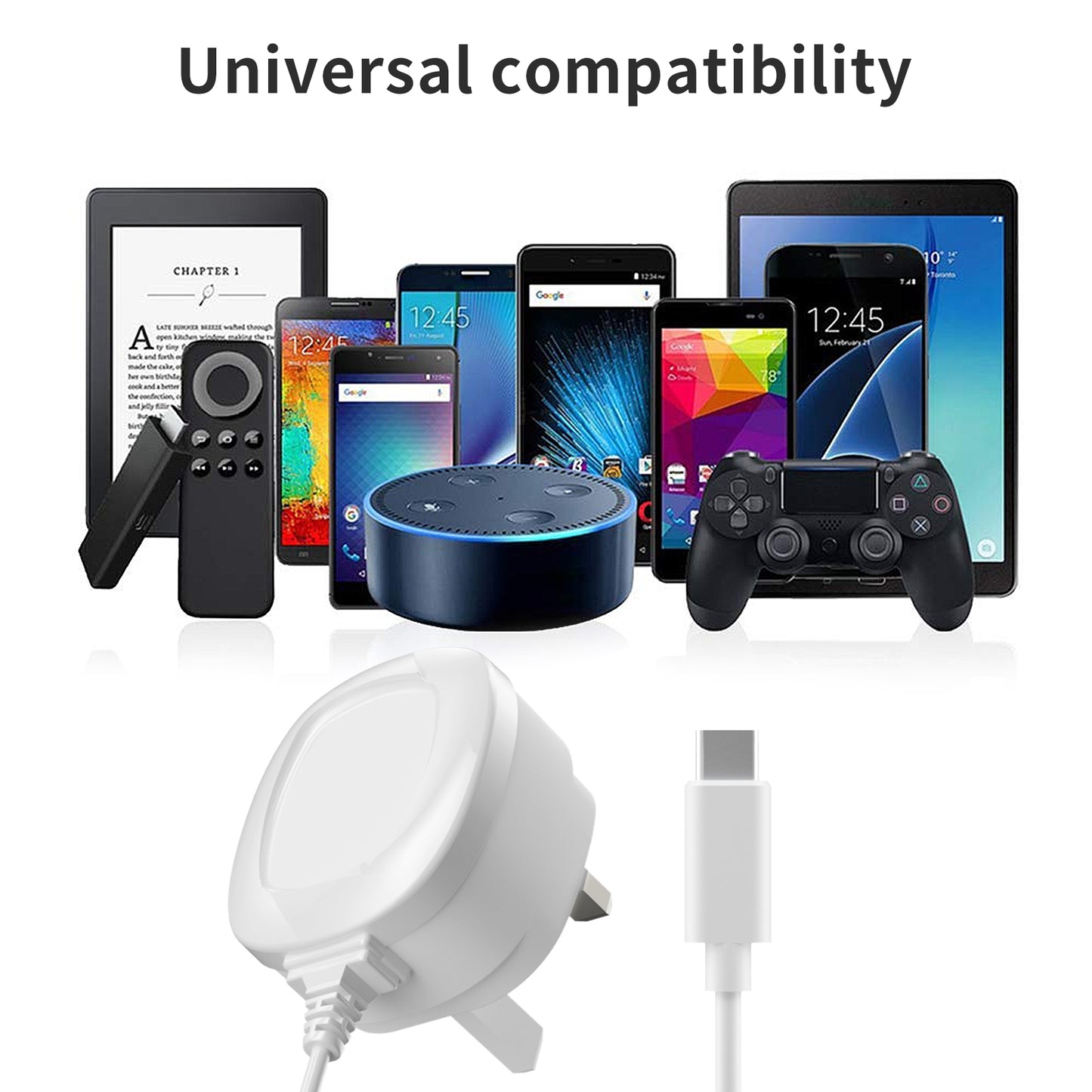 High-Quality 2A Super Fast Charging Type-C Charger Compatible with all Android