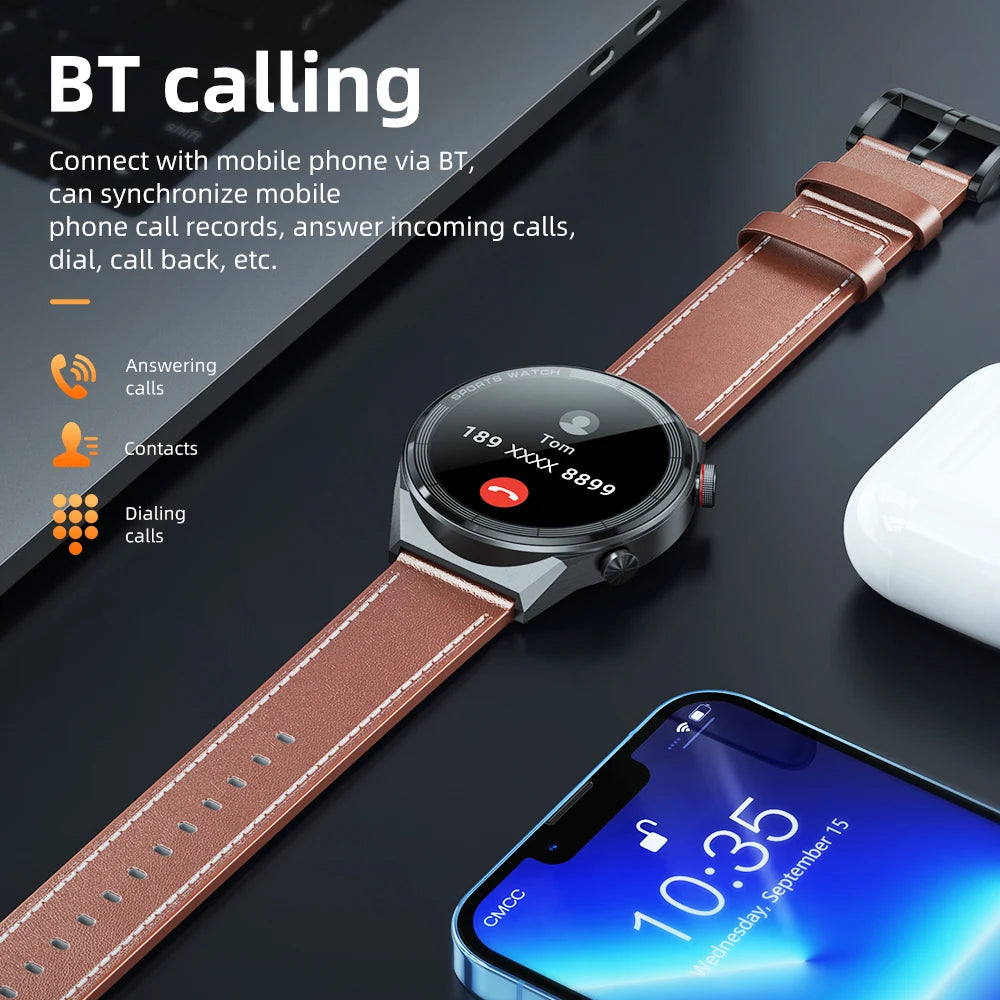 Waterproof IP68 SmartWatch with Fitness Tracker/Heart Rate Monitor for Men/Women