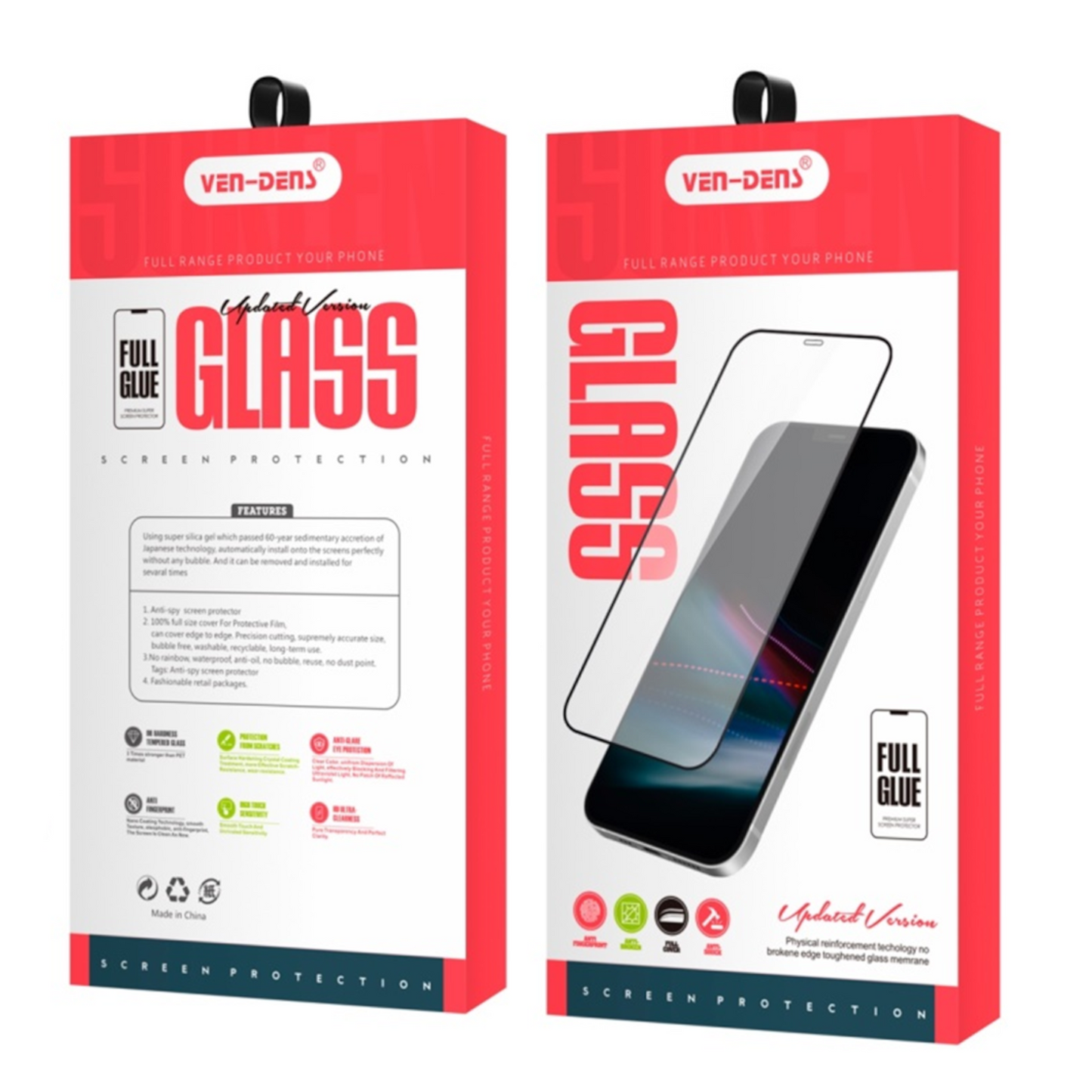 Tempered Glass Bubble-Free Screen Protector iPhone 6, 6s,6 Plus,6s Plus