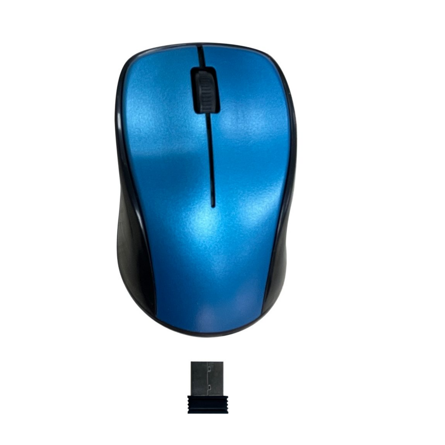 Wireless Bluetooth USB Mechanical Feel Free Mouse With USB Dongle For Gaming