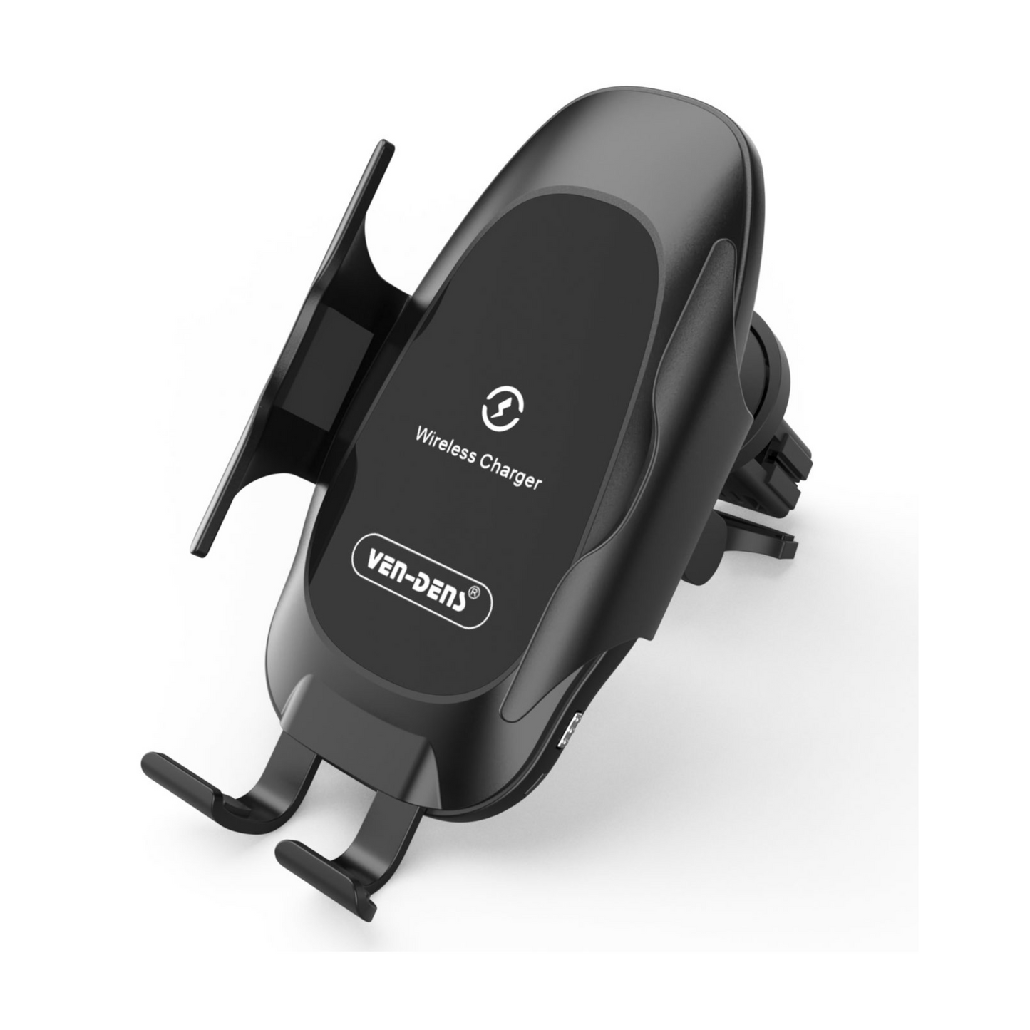 Wireless Automatic Fast Car Charging Clamping Phone Holder for iPhone, Samsung