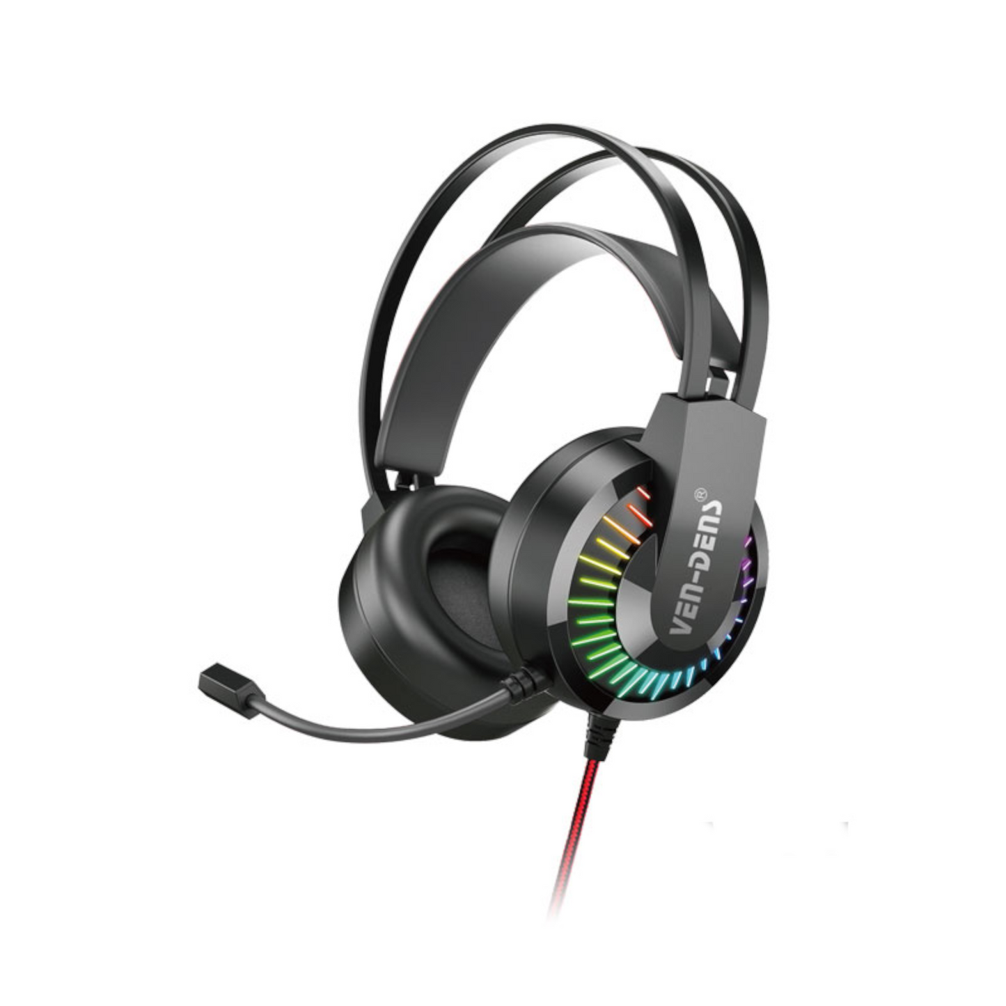 Gaming High-Quality RGB Effect Headphones With Mic For PC, iPhone, Samsung