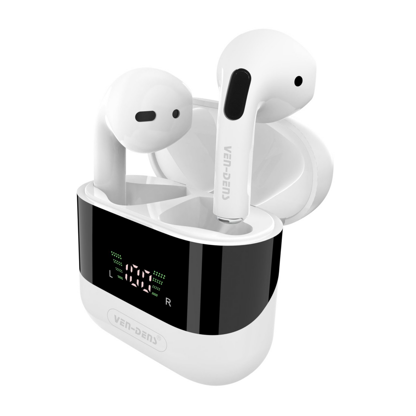 High-Quality Wireless Bluetooth Stereo Earphones With Smart Display For iPhone