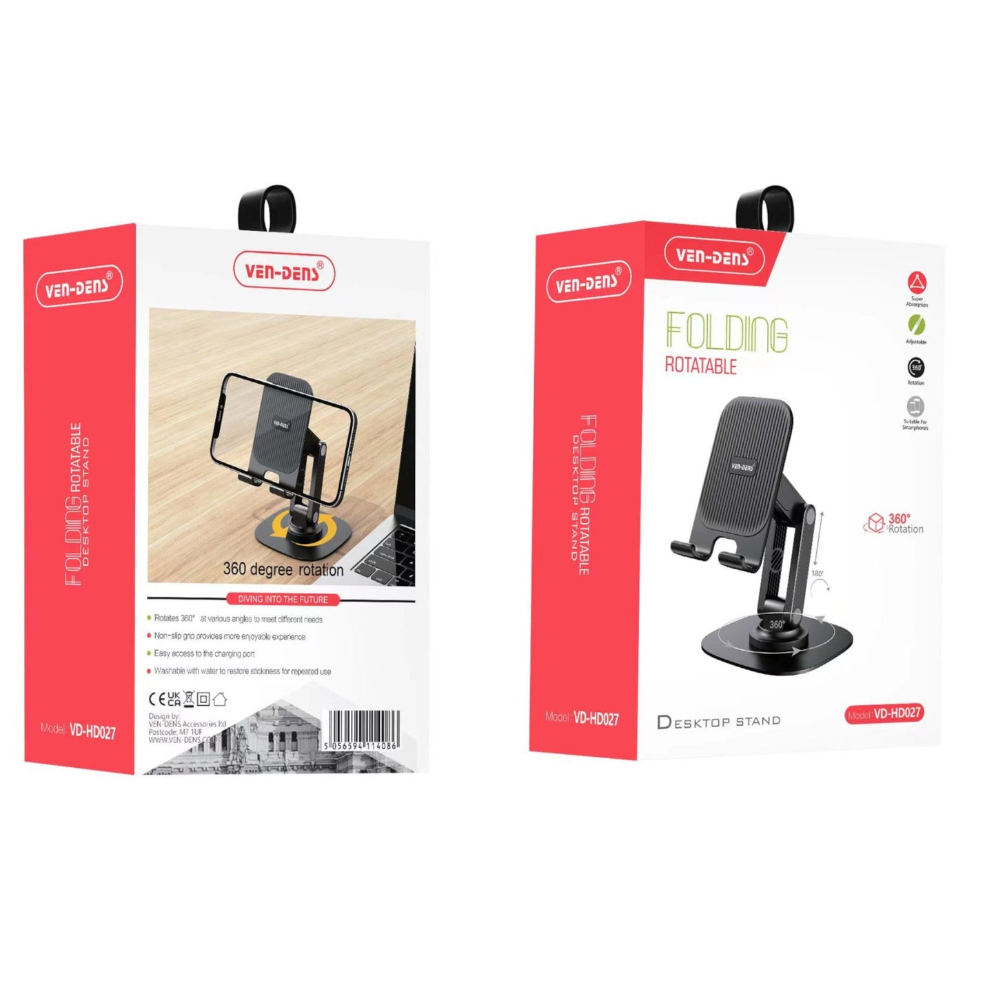 Folding Rotatable Desktop Phone Holder Stand Mount Tablet Desktop Stand