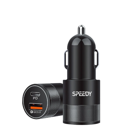 SPEEDY PD+QC3.0 USB Car Charger (SP-C01)