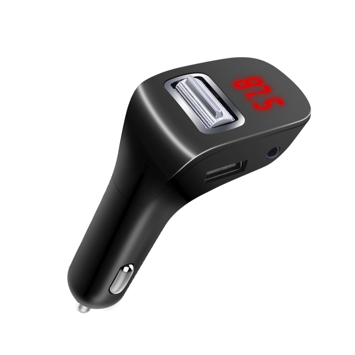 Ven Dens Car Charger and Bluetooth FM Player with USB and Aux Port (VD-001)