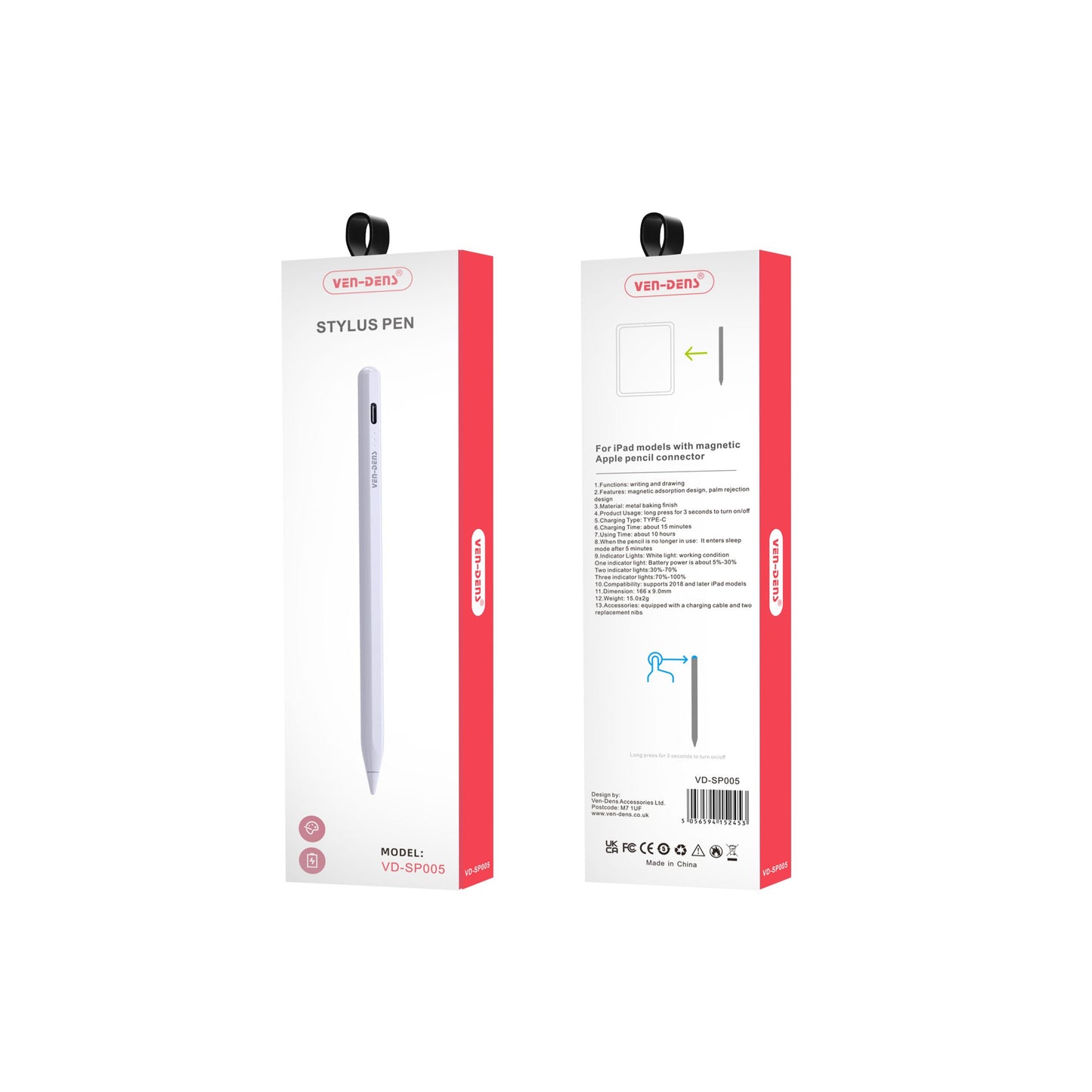 Magnetic Apple Pencil Connector Compatible with iPad Models