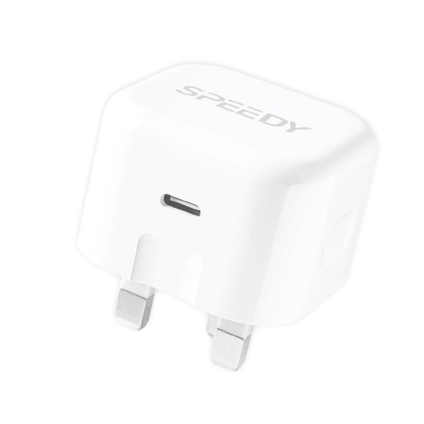 Fast Charging 20W Power Adapter with Single Type-C Port for iPhone, Samsung