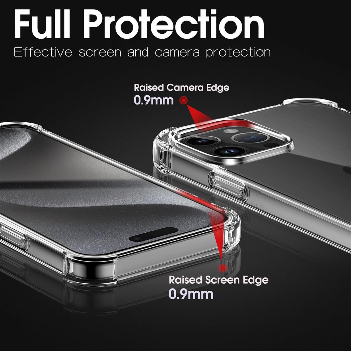 Anti - Shock Clear Hard Case Heavy Duty Cover iPhone 7, 7 Plus - Virk Tech Solutions