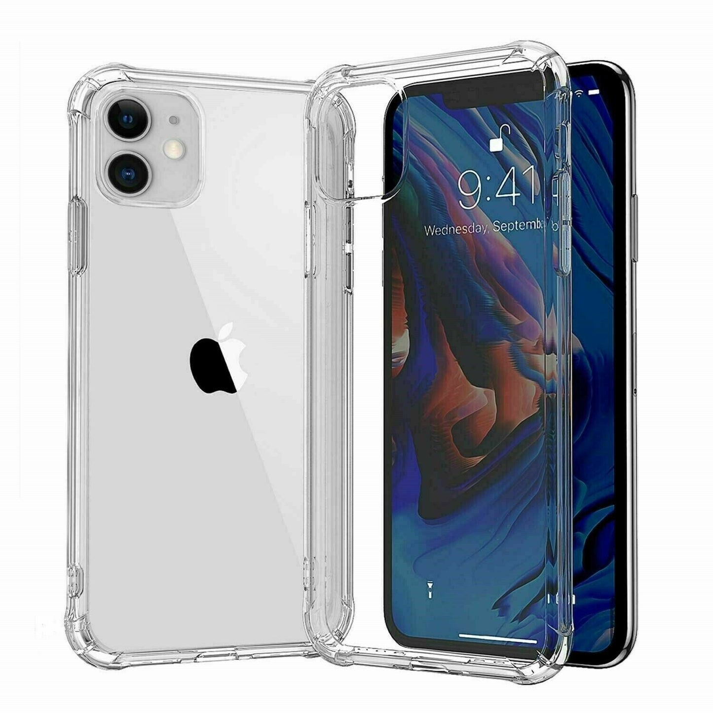 Anti - Shock Clear Hard Case Heavy Duty Cover iPhone 8, 8 Plus - Virk Tech Solutions