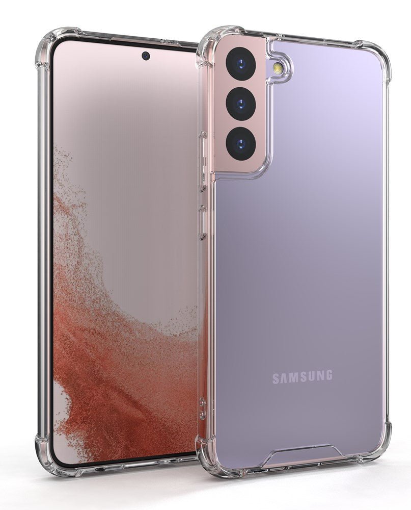 Anti - Shock Clear Hard Case Heavy Duty Cover Samsung S20,S20 Plus,S20FE,S20 Ultra - Virk Tech Solutions