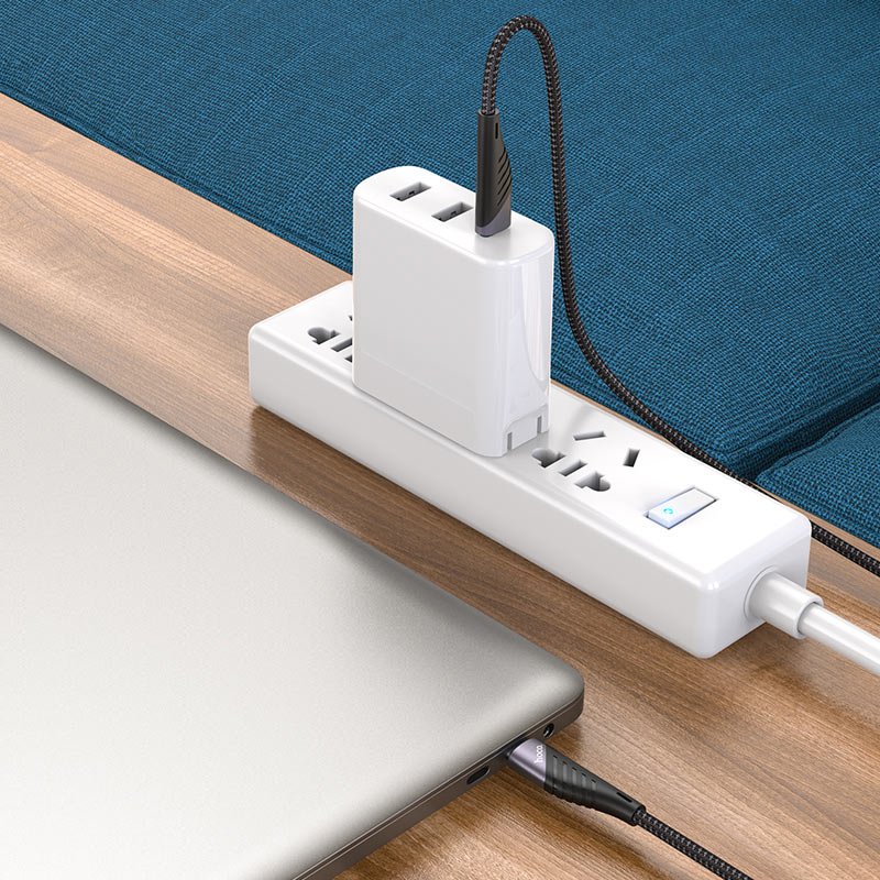 Hoco Cable Type-C to Type-C “U95 Freeway” PD 60W charging data sync - Virk Tech Solutions