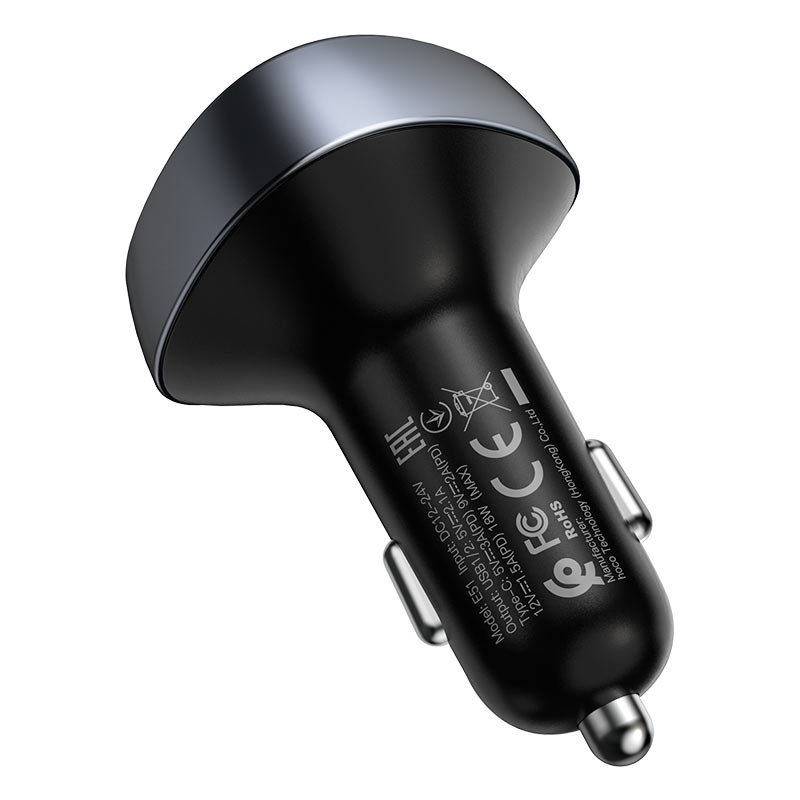 Hoco Car charger “E51 Road treasure” BT FM transmitter - Virk Tech Solutions