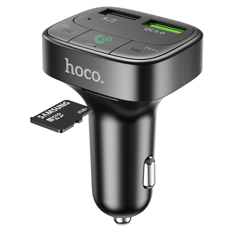 Hoco Car charger “E59 Promise” QC3.0 BT FM transmitter - Virk Tech Solutions