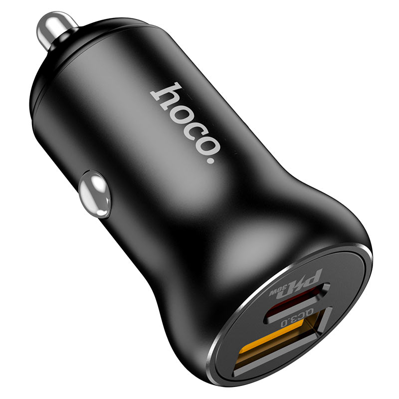 Hoco Car charger “NZ5 Smooth road” PD30W+QC3.0 single charger - Virk Tech Solutions