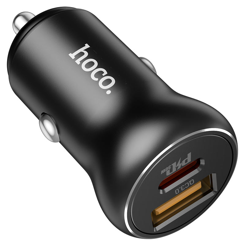 Hoco Car charger “NZ5 Smooth road” PD30W+QC3.0 single charger - Virk Tech Solutions