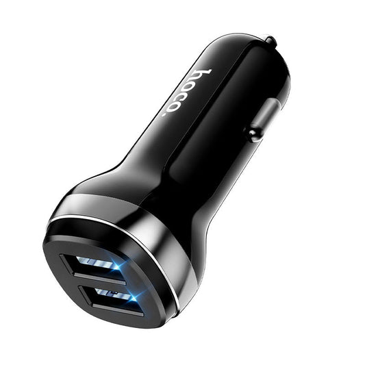 Hoco Car charger “Z40 Superior” dual port single charger - Virk Tech Solutions