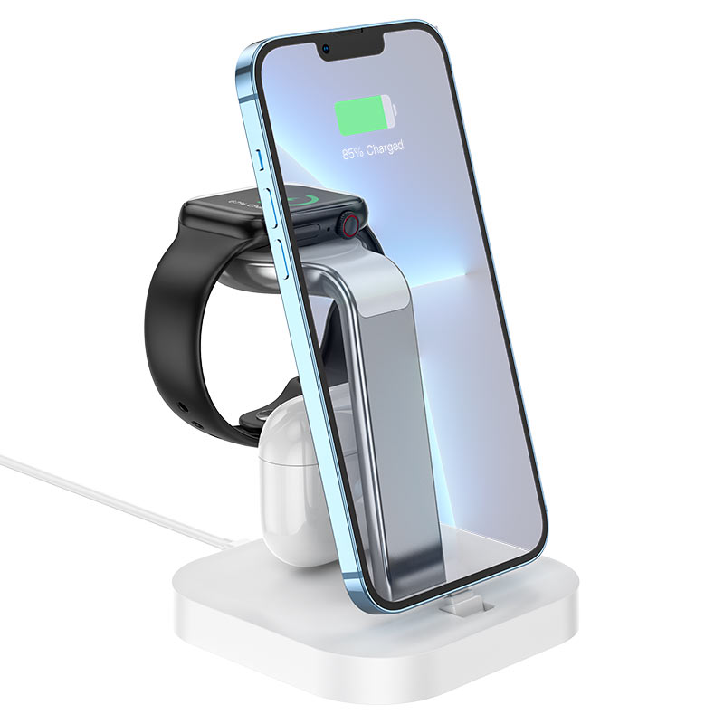 3-in-1 Wireless charger For iPhone, Headset and Smartwatch