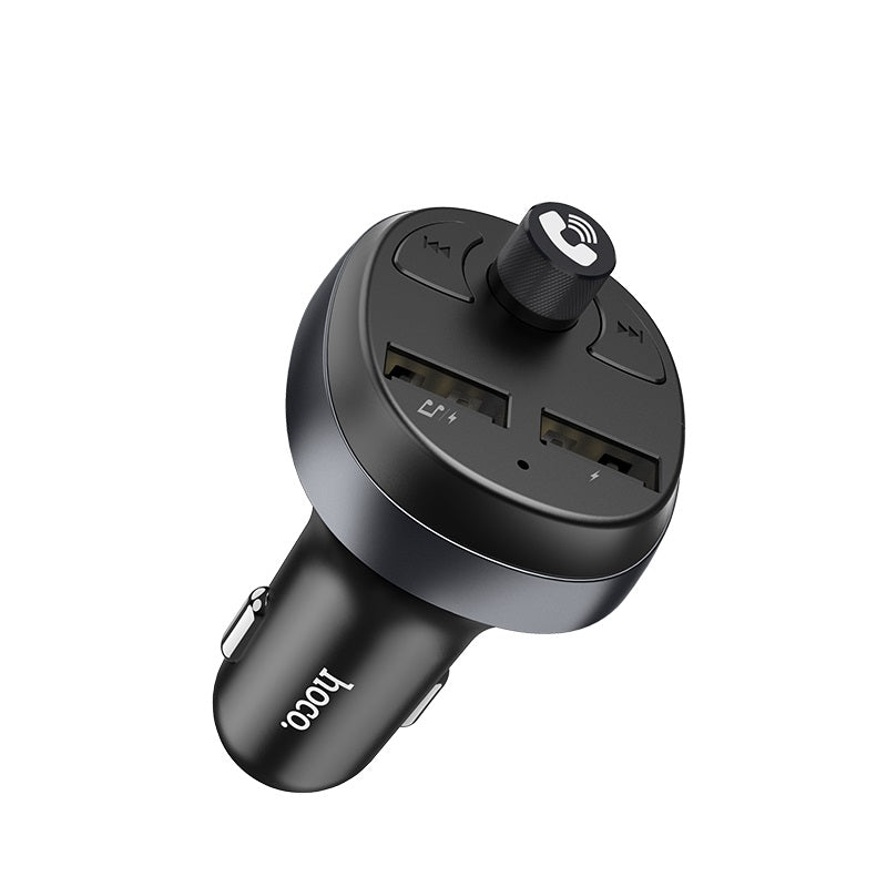 Fast Car Charger With FM Transmitter and Dual USB Port For iPhone, Android