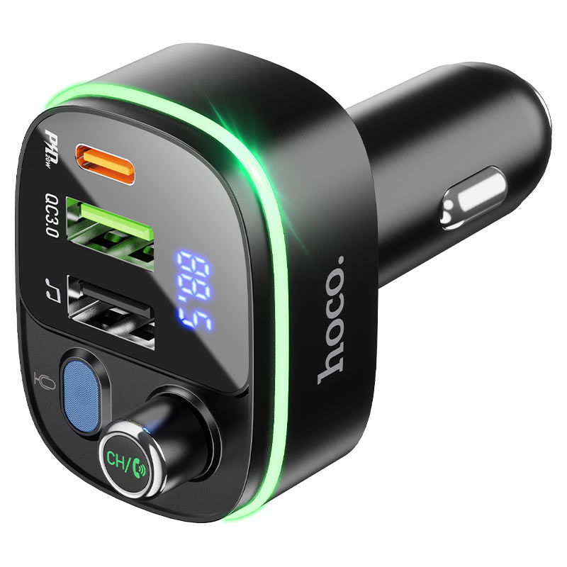 Premium High-Quality Fast Car Charger with FM Transmitter