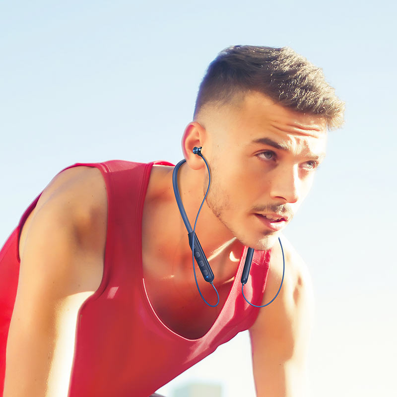 Wireless Sports Neck Band Earphones with Type-C Charging Port