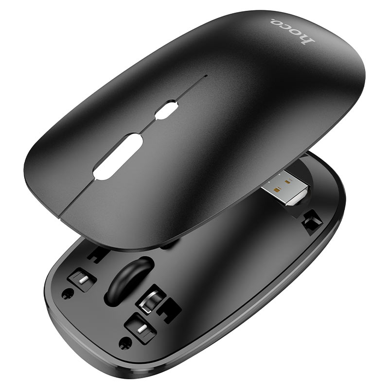 Wireless 2.4G Bluetooth Mouse USB Dongle Optical Scroll For PC, MAC and Laptop