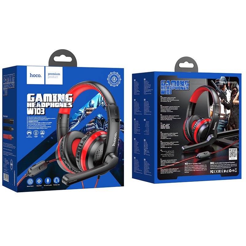 Hoco Headphones “W103 Magic tour” gaming headset - Virk Tech Solutions