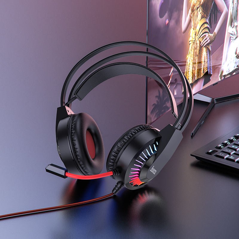 Hoco Headphones “W105 Joyful” gaming headset - Virk Tech Solutions