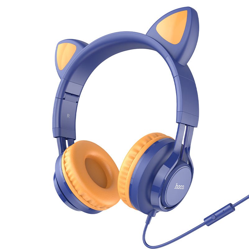 Hoco Headphones “W36 Cat ear” with mic - Virk Tech Solutions