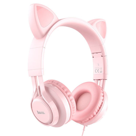 Hoco Headphones “W36 Cat ear” with mic - Virk Tech Solutions