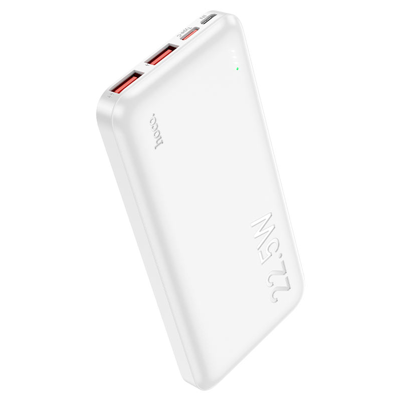 Super Fast 22.5W Ultra-Thin 10000mAh Power Bank with Dual USB and Type-C Ports