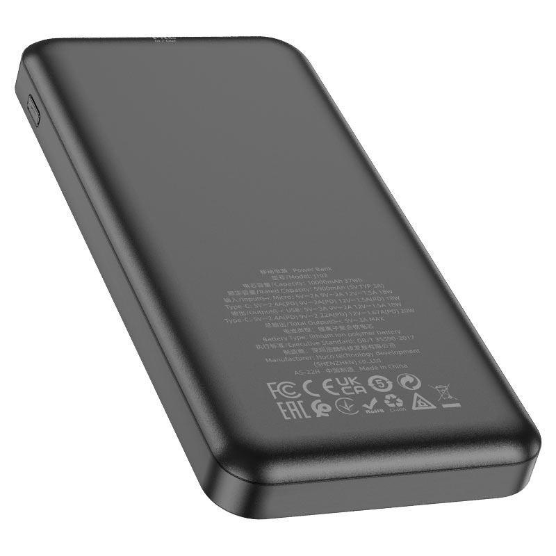 Fast Charging 10000mAH Battery Power Bank with Digital Display For Smartphones