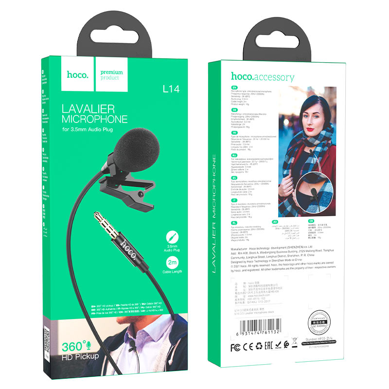 High-Quality Clear Sound Pickup Microphone For 3.5mm Aux