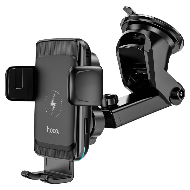 Universal Wireless Clamping Phone Holder with Fast Car Charging for all Phones