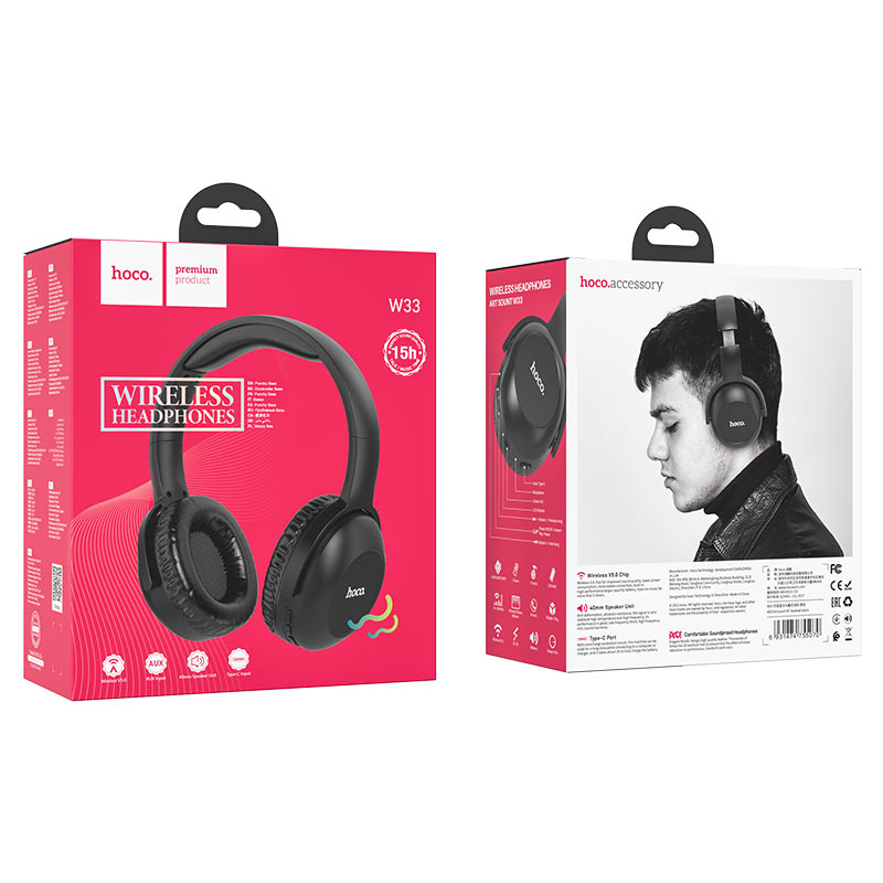 Wired and Wireless Bluetooth Stereo Headphones Compatible with iPhone, Samsung