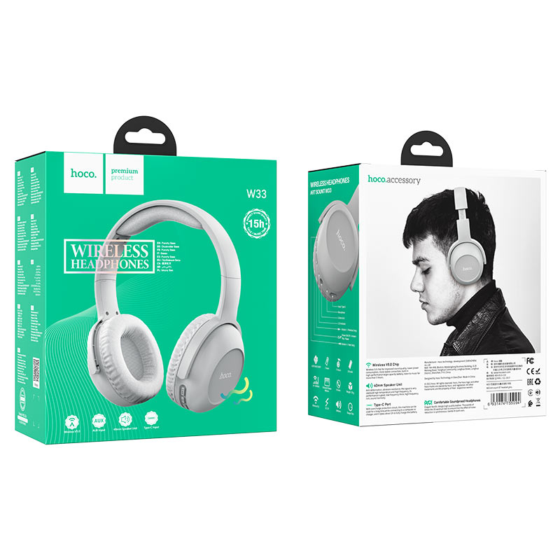 Wired and Wireless Bluetooth Stereo Headphones Compatible with iPhone, Samsung