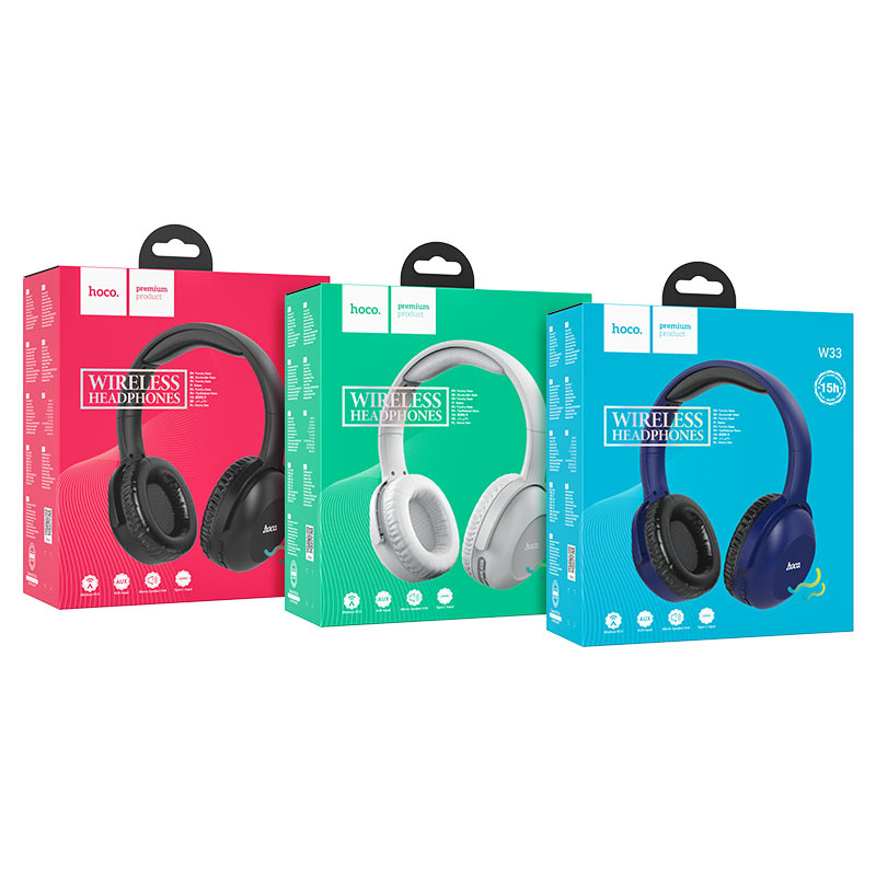 Wired and Wireless Bluetooth Stereo Headphones Compatible with iPhone, Samsung