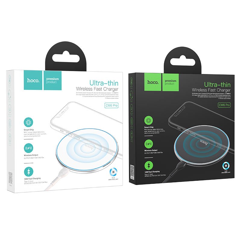 Hoco Wireless charger “CW6 Pro Easy” 15W - Virk Tech Solutions