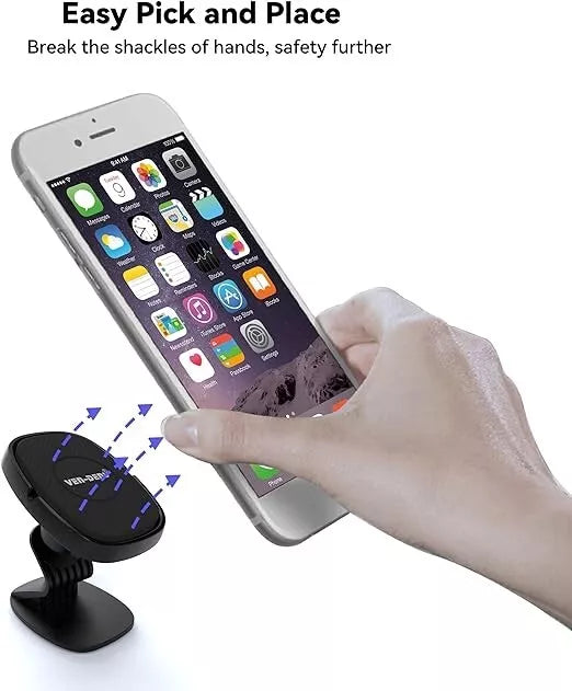 Universal Magnetic Efficient Car Phone Holder with Steady Grip For all Phones